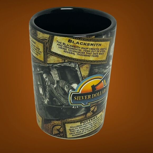 Silver Dollar City Theme Park 4oz Ceramic Souvenir Cup Branson Missouri - Picture 11 of 15